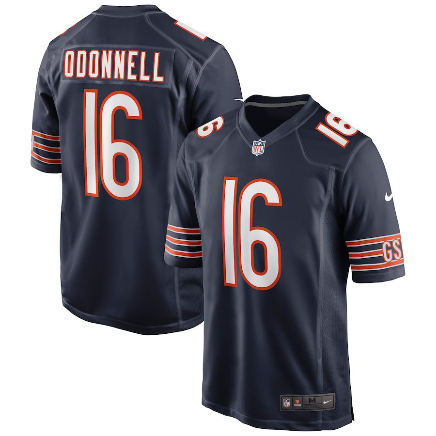 Men Chicago Bears #16 Pat ODonnell Nike Navy Game NFL Jersey->chicago bears->NFL Jersey